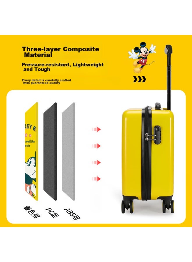 Mesuca Maisika X Disney Password Lock Children's Luggage, 16-inch High-quality Children's Trolley Suitcase, Carry-on, Birthday Gift - Image 1