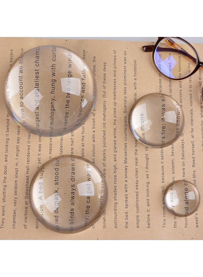 LONGWIN Crystal Dome Magnifier/Paperweight Reading Magnifying Glass-3.9 Inch - Image 3