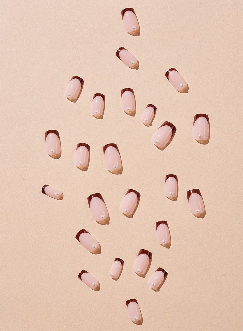 سنسيب قطعة قصيرة مربعة من الأظافر المضغوطة: أظافر صناعية من الأكريليك، أظافر صناعية لملاءمة سلسة - Image 3