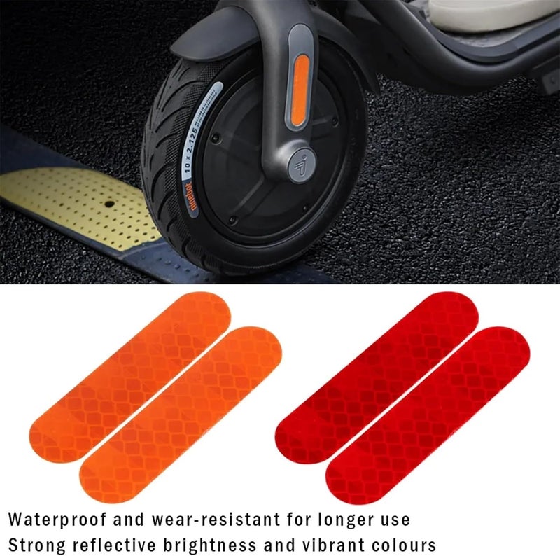 Yurefax Reflective Wheel Cover for E-Scooters - Image 3