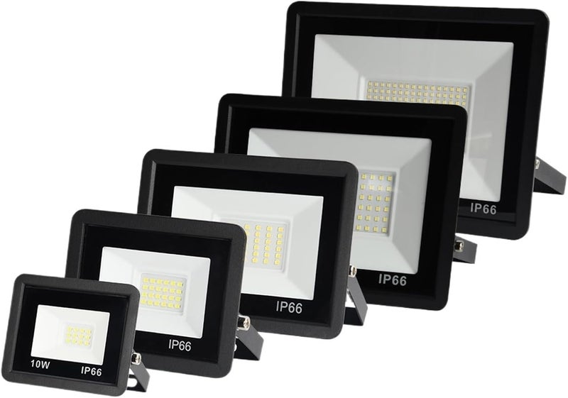 100W Cold White LED Flood Light IP66 Waterproof Outdoor Spotlight Street Wall Lamp - Image 1