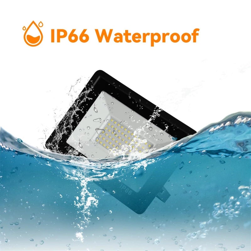 100W Cold White LED Flood Light IP66 Waterproof Outdoor Spotlight Street Wall Lamp - Image 4