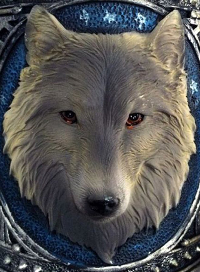 NIBEMINENT 3D Wolf King Head Pattern Coffee Tea Mug Multicolor 8.5 x 15centimeter - Image 4