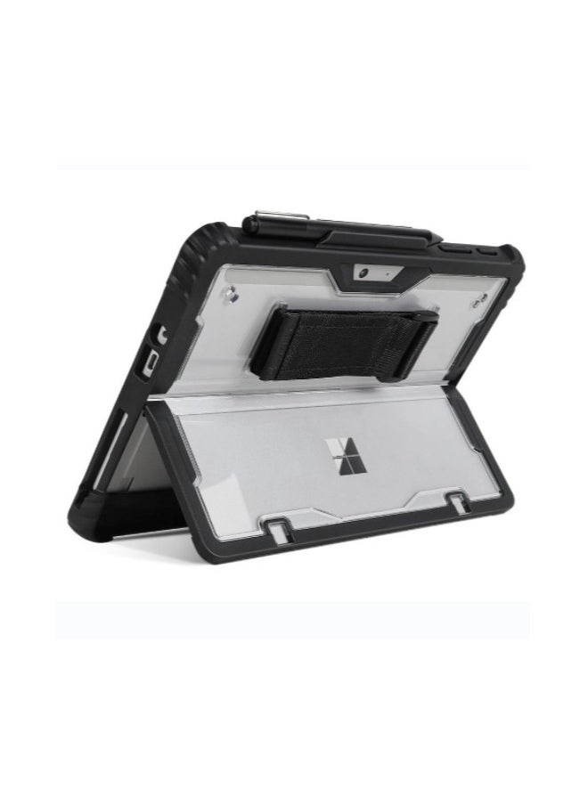 General Case for Microsoft Surface Pro 11 (2024),Clear Durable Anti-Drop Smart Tablet Cover with Hand Strap,Pen Holder and Shoulder Strap  - Image 2