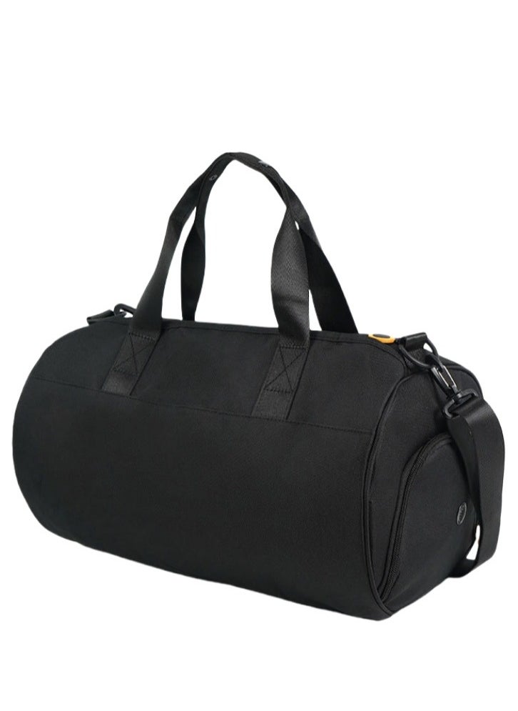 Lullaxx Lullaxx Black Fitness Bag - Dry - Wet Separation, Independent Shoe Compartment - Stylish, Durable for Gym, Travel & Daily Use  - Image 1