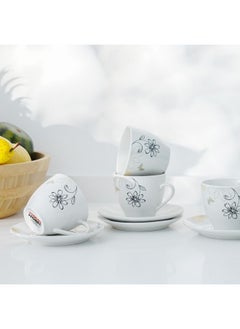 DANUBE HOME Angelika 20-Pc Porcelain Dinner Set - White-Serves 4  - Image 4