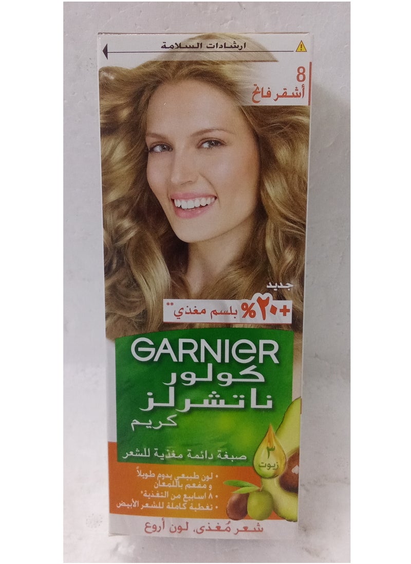 كولور ناتشورالز - صبغة شعر دائمة اشقر فاتح 112مل - Image 1