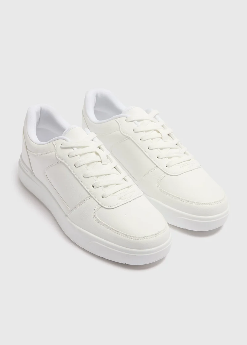 Matalan White Basic Trainers