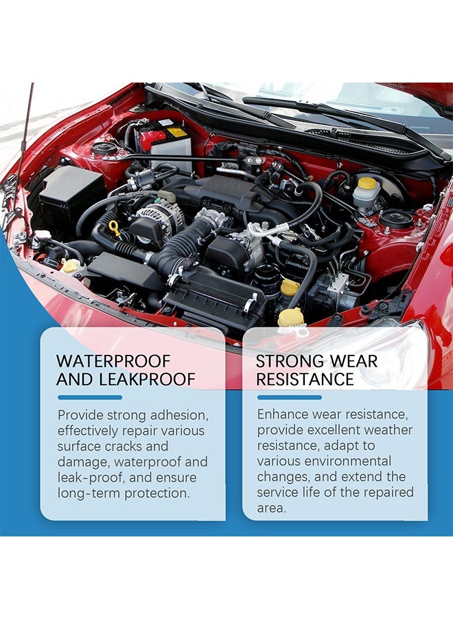 Homonth Black Silicone Sealant, RTV Silicone Gasket Maker, High Temperature, Oil Resistance, Seals Engine Parts Such as Cylinder Heads, Oil Sumps, Water Pumps (50g) - Image 4