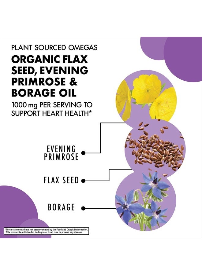 Bluebonnet Nutrition Plant Based Omega 3-6-9-1000 mg – for Heart Health* – Highly Absorbable Cold Pressed Oil – Non-GMO Project Verified, Vegan – Free of Gluten, Soy & Milk - 90 Softgels, 90 Serving - Image 4