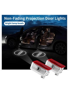 Y&D 2PCS Car Door LED Logo Light Replacement for Benz, 3D Ghost Shadow Puddle Lights Never Fade A B C E M G GL GLA GLC GLE GLS Class 4dr W205 W213 W176 W166 (A/C/E/GLA/GLC/GLE/GLS)  - Image 5