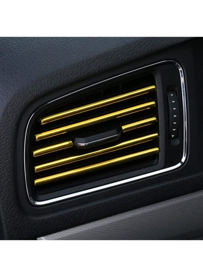 20 Pcs Car Air Conditioner Decoration Strip for Vent Outlet, Bendable Car Vent Outlet Trim Decoration, Fit for All Straight Air Vent Outlet Decoration Car Interior Accessories - Image 5