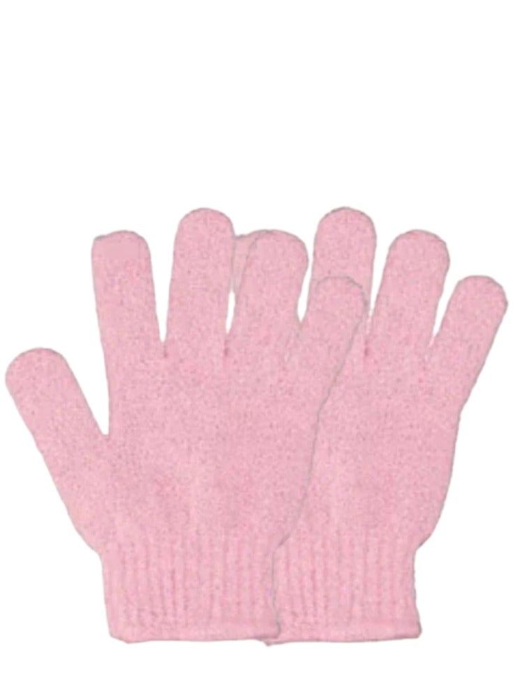 أليس قفازات تقشير الجسم من أليس (2 قطعة) – مثالية لتقشير الجسم، إزالة الجلد الميت، والشعر الناشب – مع حلقة تعليق – للاستخدام في الحمام، السبا، والتدليك - Image 1