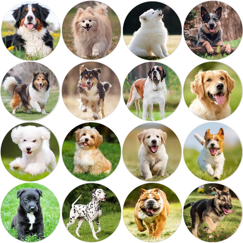 Hohamn 600Pcs Dog Stickers for Kids Teachers 15 Inch 16 Styles Dog Stickers for Kids Birthday Party School Reward Giveaways - Image 3