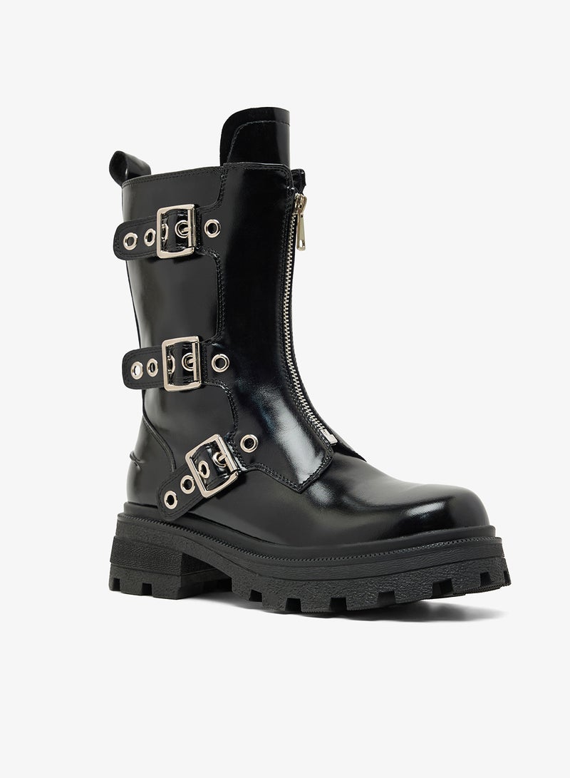 جينجر بوت للكاحل بإبزيم سميك - Image 2