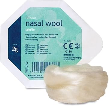 Reliance Medical Reliance Medical Sterile Relistat Nasal Wool 2 g Pack of 5 - Image 1