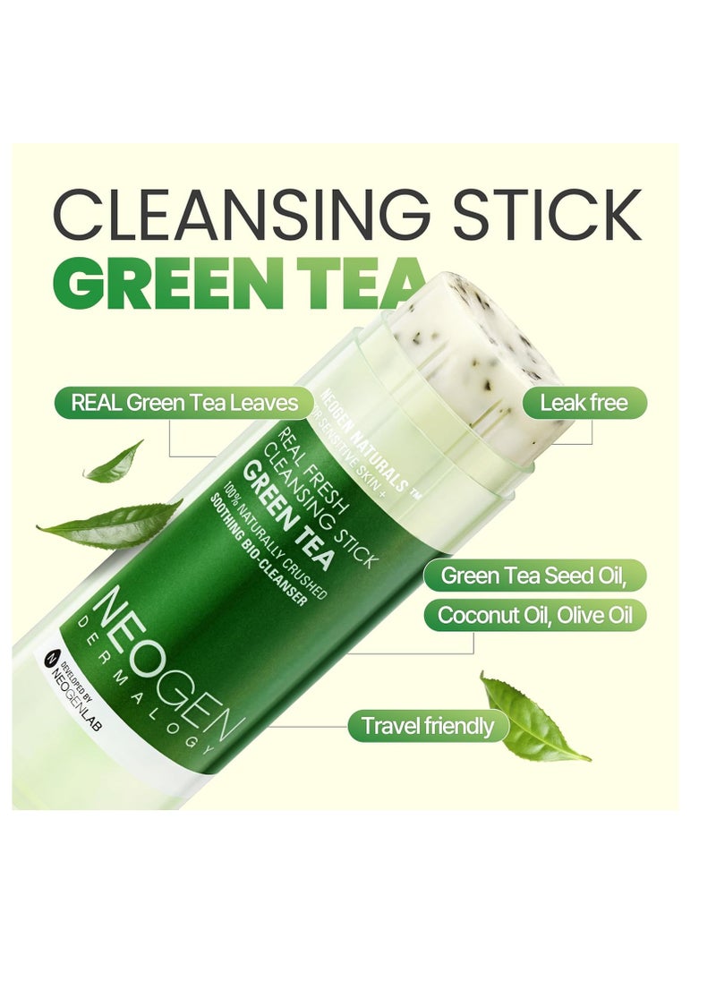 [K-Beauty] NEOGEN DERMALOGY Makeup Remover Cleansing Stick with Green Tea Extract and Leaves - Hydrating Travel Size Essential (Real Fresh Cleansing Stick Green Tea) - pzsku/Z678C9DE3580F01CE7A12Z/45/_/1740050707/0c675af4-b053-4fdb-8d73-fbdefd78ee3f