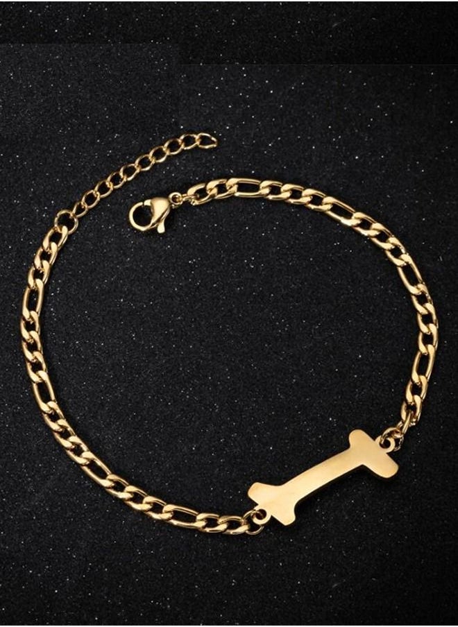 5esha Personality Casual Fashion Jewelry  Letter Bracelet 