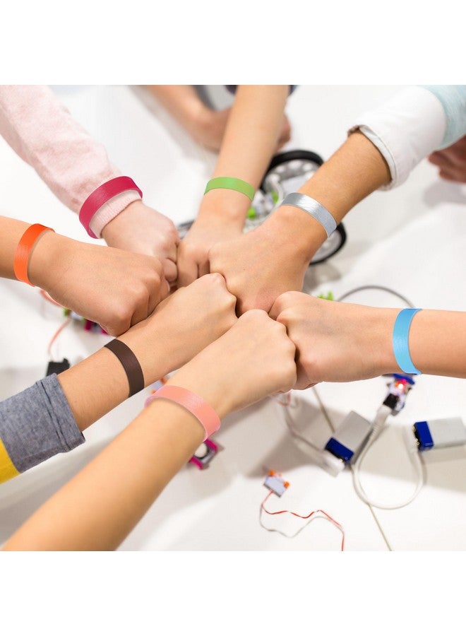 TXIN 20 Pieces Faux Leather Snap Bracelets Blank Colorful Adjustable Plain PU Leather Wristband for DIY Jewelry Making Women Men Cuff Wrist Crafts (10 Colors) - Image 5