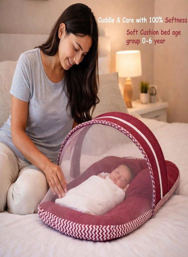 Infantbond by fareto All Season use Baby Essentials Combo | Baby Products | Baby Gift Set | Baby Combo Set for New Born (0-6months)(Pack of 41) (Red Polka) - Image 5