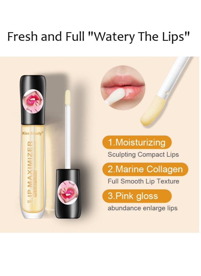Kiss Beauty Lip Maximizer Plumper  Repairing Lip MaskClear 5ml  - Image 5