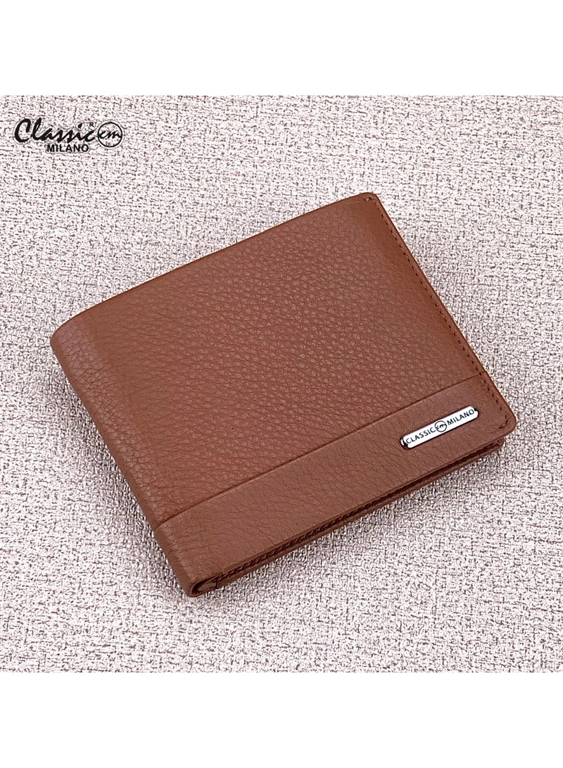 Classic Milano Classic Milano Genuine Leather Wallet for Men – Slim Bifold Men’s Wallet with RFID Blocking, Multiple Card Slots – Stylish Mens Purse Wallets Gift for Husband, Father