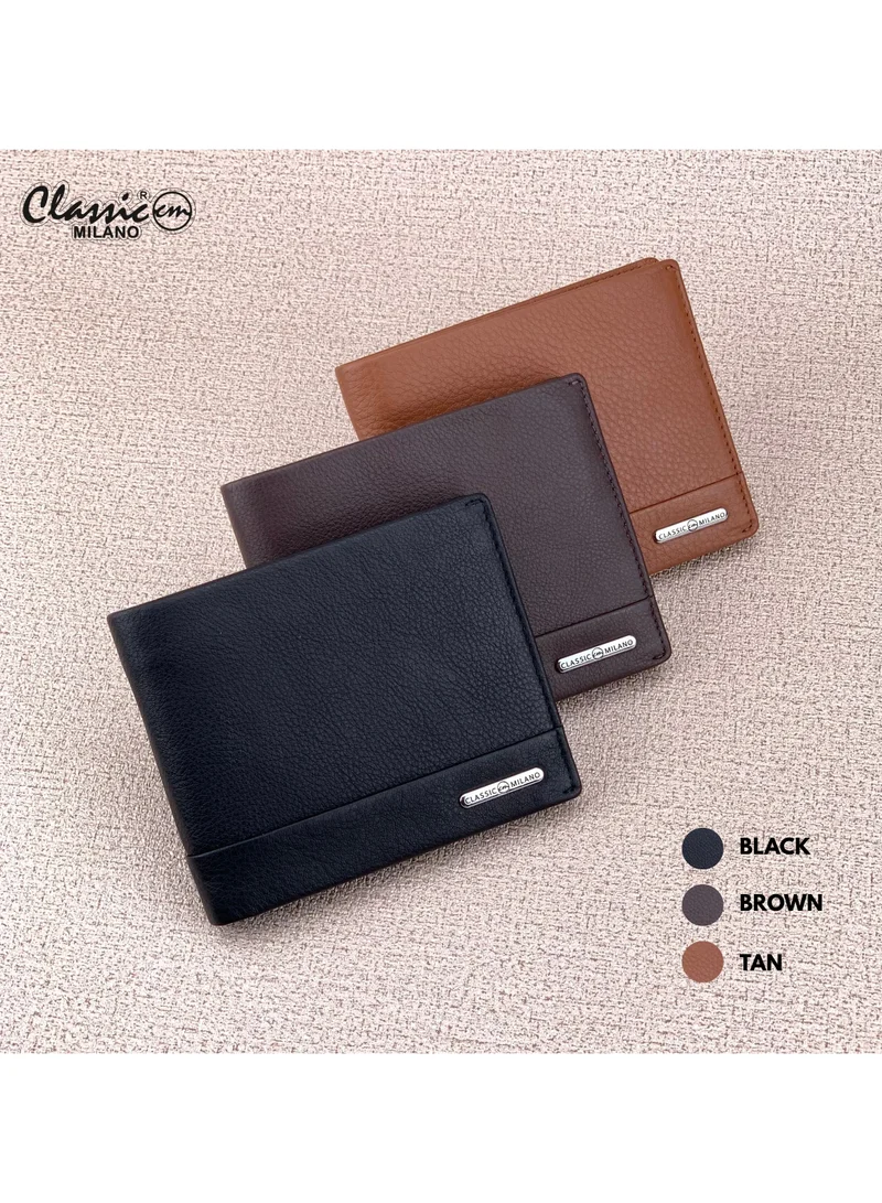 Classic Milano Tan (CNH-1) Classic Milano Genuine Leather Wallet for Men – Slim Bifold Men’s Wallet with RFID Blocking, Multiple Card Slots – Stylish Mens Purse Wallets Gift for Husband, Father for Men | Best Price UAE