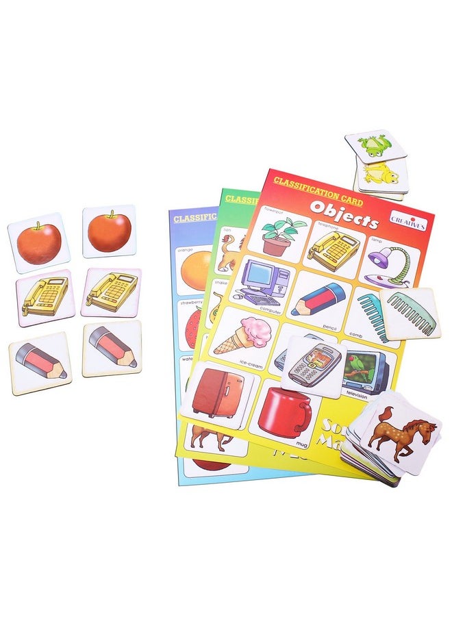 Creative's Creative's Sort And Match Card Game (Multi-Color), for Kid, Pack of 1  - Image 2