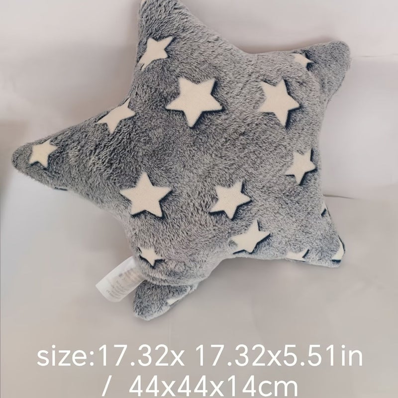 Glow In The Dark Star Moon Pillow Ultra Soft Comfortable 17 32 Inch - Image 3