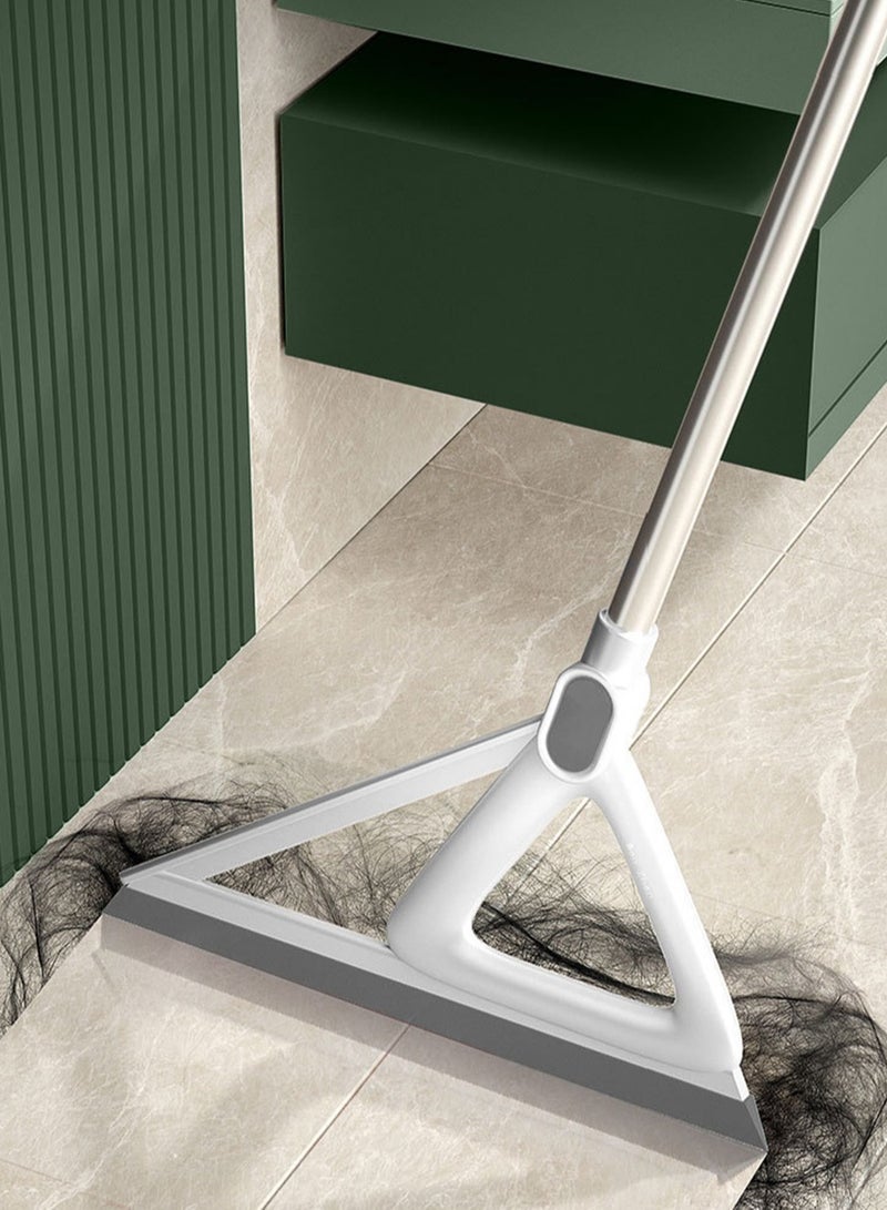 MIXDE Floor Wiper Squeegee Broom for Floor Floor Squeegee Scrubber Long Handle Squeegee for Floor Household Broom Floor Wiper for Shower Bathroom Window Floor Glass Tile Water Foam Cleaning - Image 2