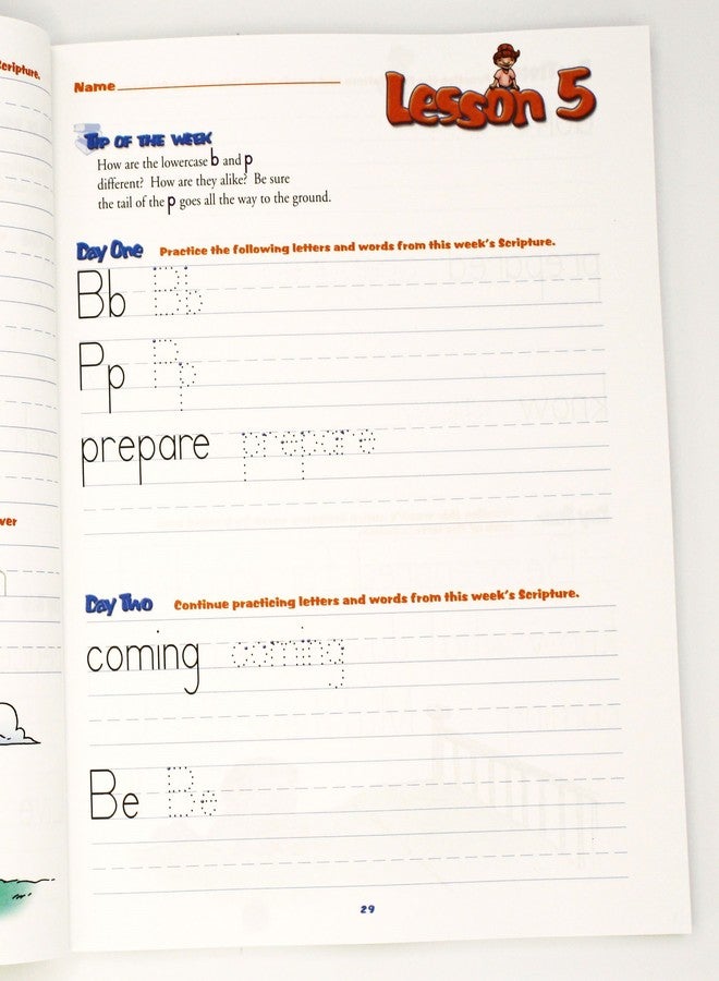 La Shield A Reason For Handwriting Writing Workbook Level B, Grade 2 - Learning Workbooks for Kids Age 6-8 - Practice Paper Books for Spelling and Reading for 2nd Grader - Homeschool Resource to Learn Scripture - Image 3
