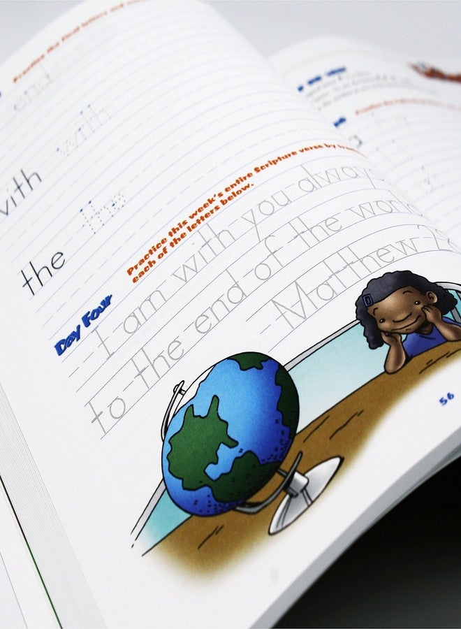 La Shield A Reason For Handwriting Writing Workbook Level B, Grade 2 - Learning Workbooks for Kids Age 6-8 - Practice Paper Books for Spelling and Reading for 2nd Grader - Homeschool Resource to Learn Scripture - Image 2
