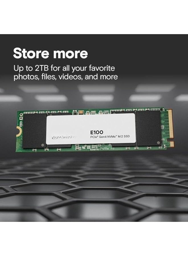 Internal NVMe SSD 2TB M.2 PCIe Gen4 High Speed Solid State Drive for Laptop Desktop Gaming and Large File Storage - Image 3