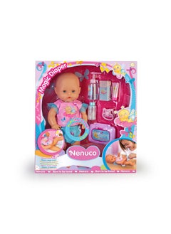 Nenuco Magic Diaper Baby Doll With Magic Diaper Colored Lights 14 Doll  - Image 1