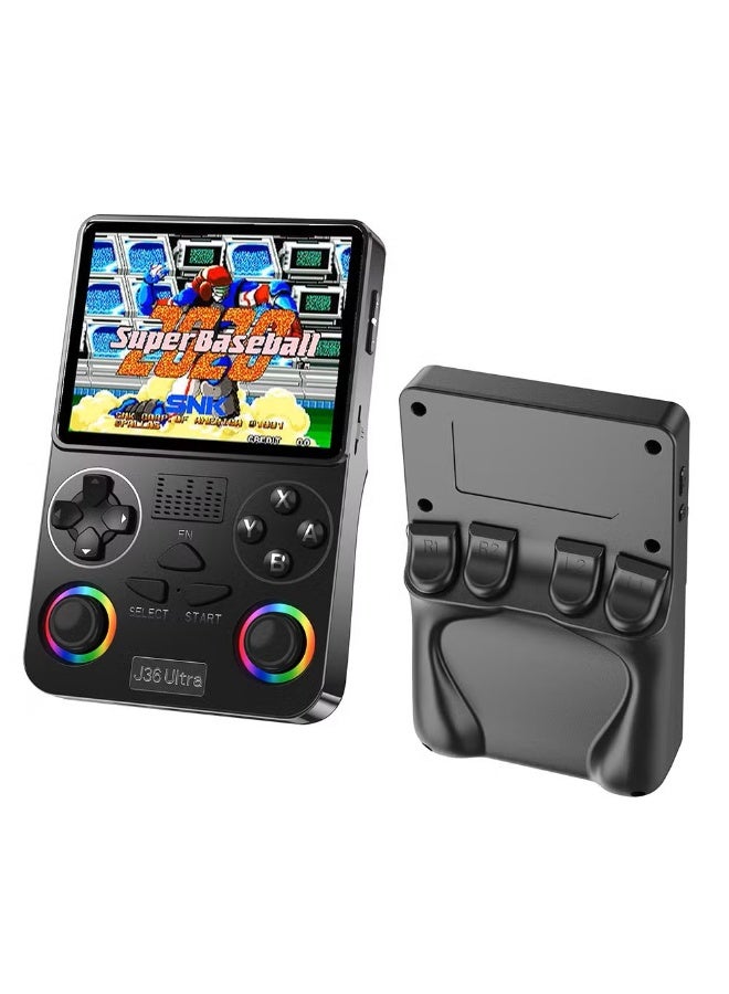 J36 Ultra Handheld Retro Gaming Console with 3.5" HD IPS Display, 2.4GHz WiFi, Bluetooth 4.2, Android System, Online Multiplayer, YouTube Support, Thousands of Classic Games, Portable Game Console - Image 1