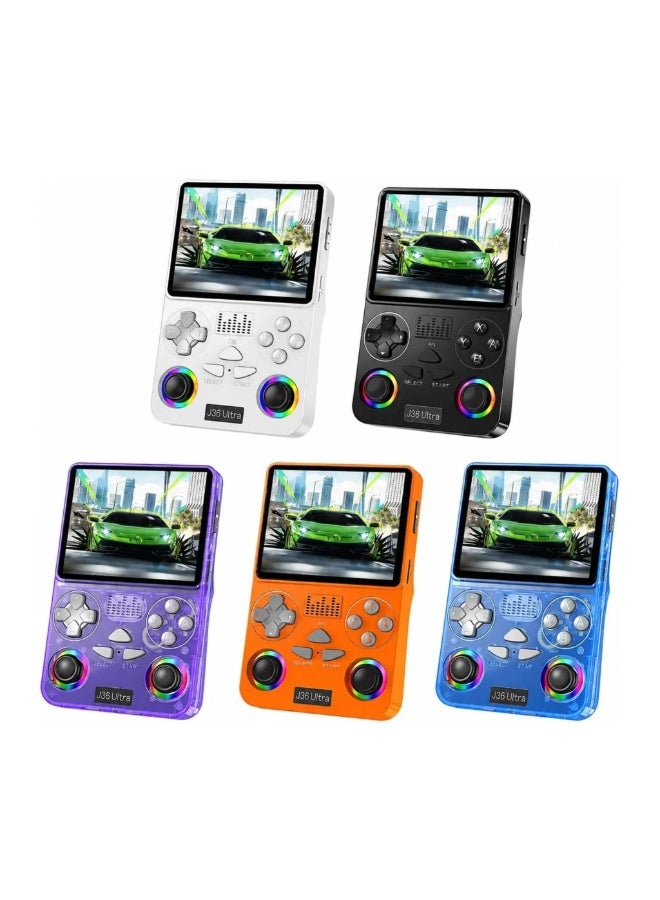 J36 Ultra Handheld Retro Gaming Console with 3.5" HD IPS Display, 2.4GHz WiFi, Bluetooth 4.2, Android System, Online Multiplayer, YouTube Support, Thousands of Classic Games, Portable Game Console - Image 2