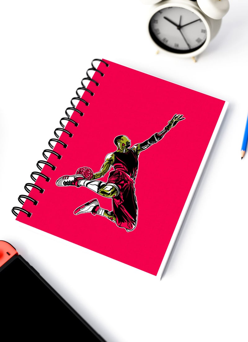 LOUD UNIVERSE Zombie Basketball Rectangle Spiral A4 Notebook Multicolour - Image 5