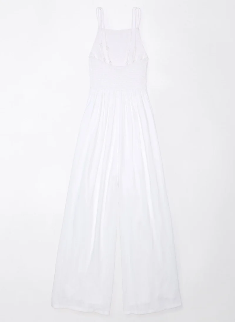 امريكان ايجل Smocked Wide-Leg Jumpsuit