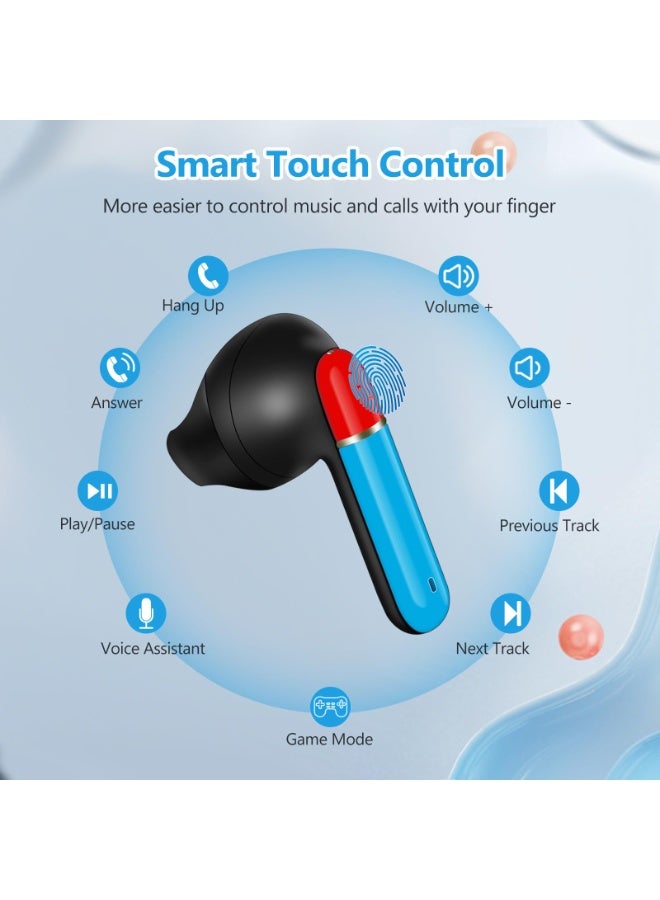 جايم **علبة سماعات لاسلكية للأطفال والكبار (قطعة واحدة)** - **بلوتوث 5.3 مع تحكم باللمس** - **مزودة بعلبة شحن** - **مناسبة للهدايا** - Image 2