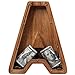 ladenk 12 Inch Extra Large Wooden Kids Letter Piggy Bank  Piggy Bank for Boys Girls  Initial A Bank  Alphabet Money Bank for Birthday - Image 2
