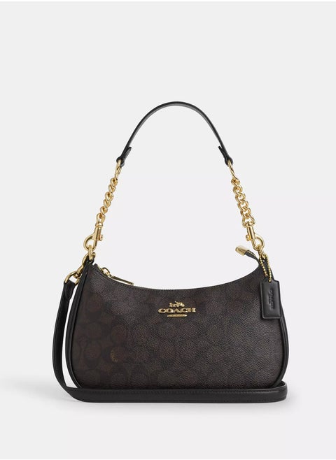Coach Teri Shoulder Bag In Signature Canvas