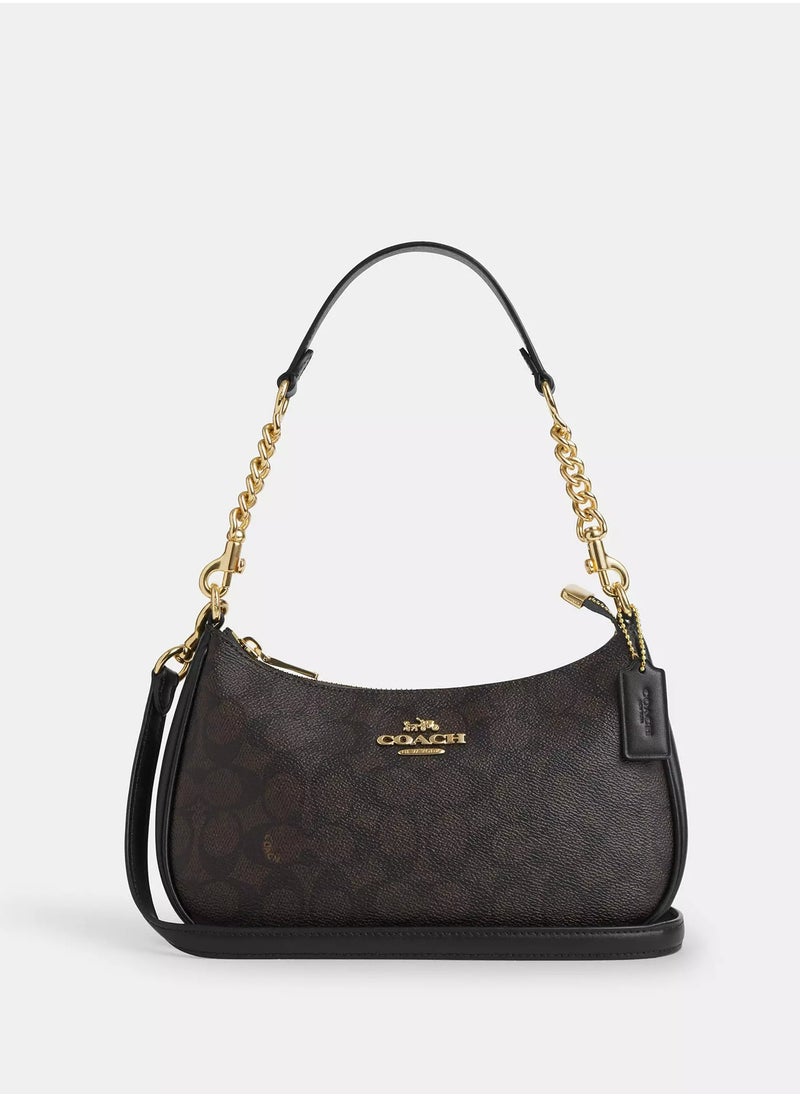 coachoutlet - Coach Teri Shoulder Bag In Signature Canvas - Image 1