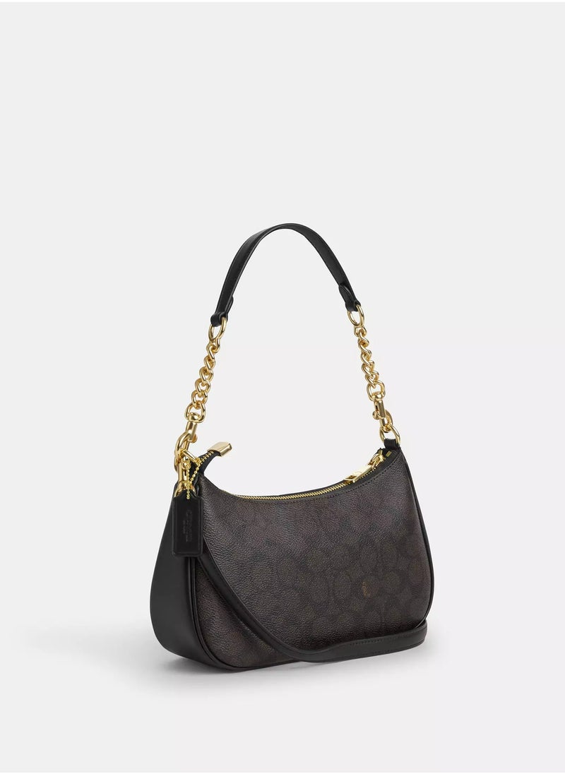 coachoutlet - Coach Teri Shoulder Bag In Signature Canvas - Image 1