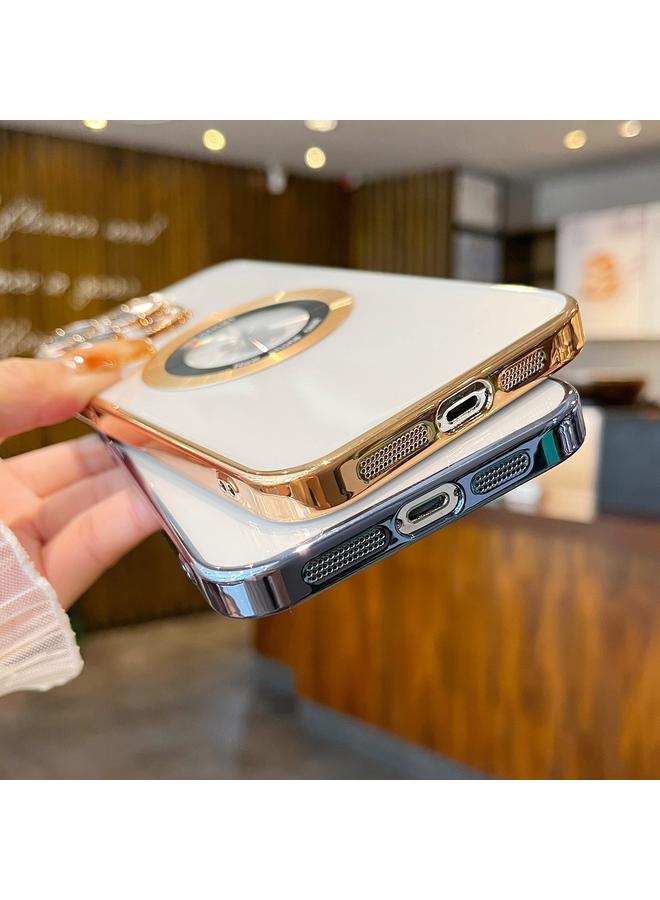 S-TOP Case For iPhone 12 Pro Transparent Electroplated PC MagSafe Phone Case - Image 5