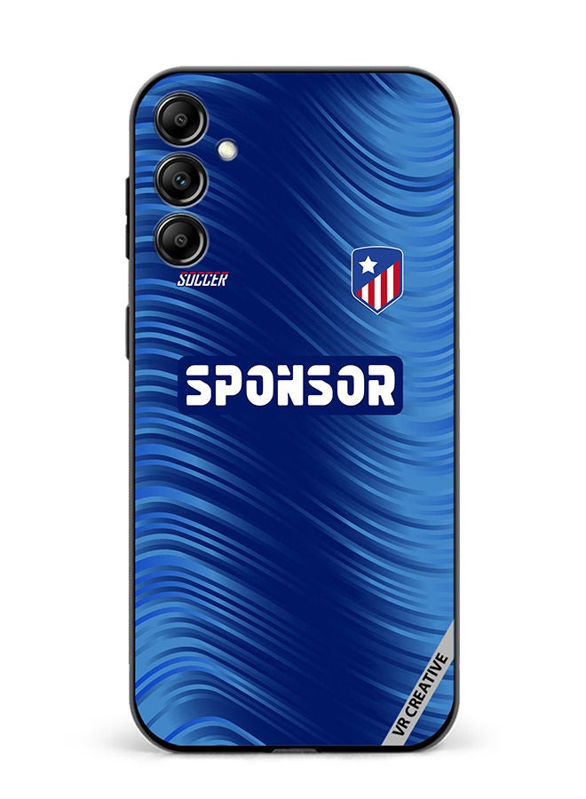 VR CREATIVE Protective Case Cover For Samsung Galaxy A34 Soccer Jersey Design  Multicolour - Image 1