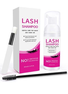 Shampoo 60ml Eyelash Extension Cleansing Mousse, Eyelash Foam Cleanser ...