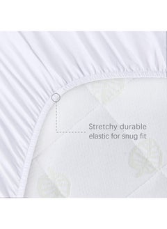 Waterproof Bassinet Mattress Pad Cover Fit for Fodoss, BIERUM, Bellababy and MiClassic Bassinet, 2 Pack, Ultra Soft Viscose Made from Bamboo Terry Surface, Breathable and Easy Care - pzsku/Z678D8854880DCDE1C5D3Z/45/_/1736571285/f36a251f-371e-4aee-a190-ccfa6593d64d