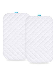 Waterproof Bassinet Mattress Pad Cover Fit for Fodoss, BIERUM, Bellababy and MiClassic Bassinet, 2 Pack, Ultra Soft Viscose Made from Bamboo Terry Surface, Breathable and Easy Care - pzsku/Z678D8854880DCDE1C5D3Z/45/_/1736571304/aa6c5971-ea1e-4db5-8fce-7e8b75a67e4f