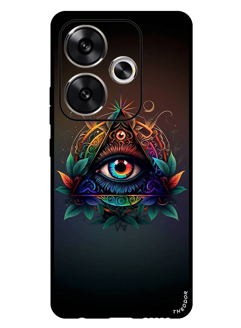 Theodor Protective Case Anti Scratch Shock Proof Bumper Cover For Xiaomi Redmi Turbo 3 Eye Flower Art - Image 1