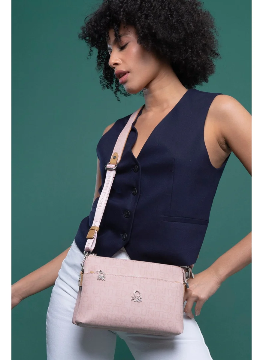 يونايتد كولورز أوف بينتيون Benetton Women's Crossbody Bag Powder-Camel BNT1295